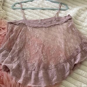 Free people intimates lace top